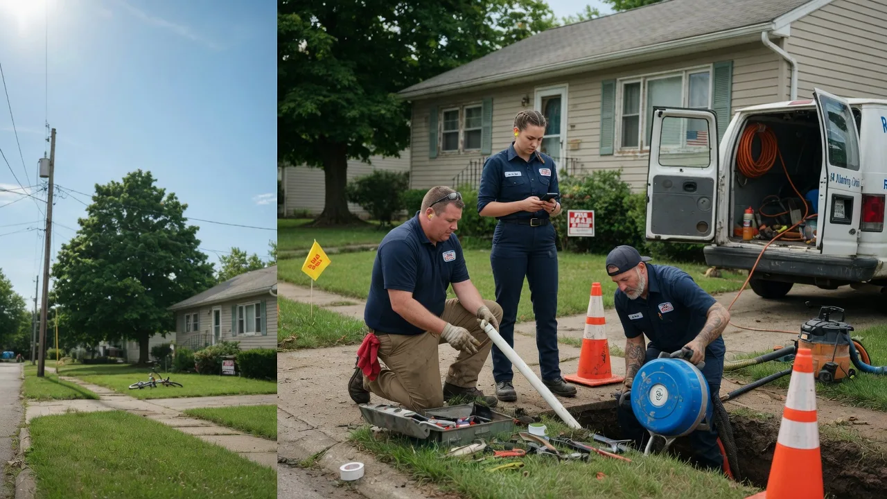 Sewer Line Repair in Scales Mound, IL near me